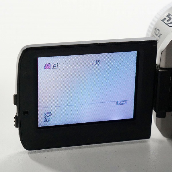 実際に弊社で買取させて頂いたVictor JVC/ビクターJVC GZ-MG70 ハードディスク ビデオカメラ 動作確認済みの画像 7枚目