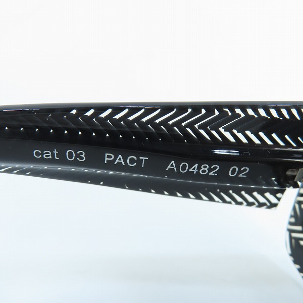 実際に弊社で買取させて頂いたalain mikli/アランミクリ PACT/パクト サングラス/アイウェア A0482-02の画像 3枚目