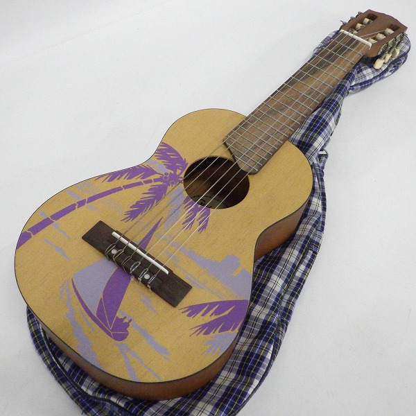 実際に弊社で買取させて頂いた★YAMAHA/ヤマハ GL-1GN  Guitalele/ギタレレ コンパクトボディ 限定デザインモデル ナイロン弦ギター ソフトケース付