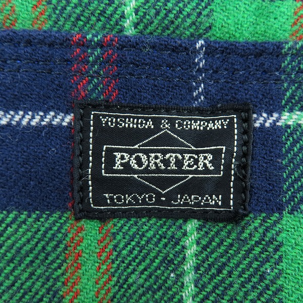 実際に弊社で買取させて頂いたHEAD PORTER/ヘッドポーター トートバック チェックの画像 4枚目