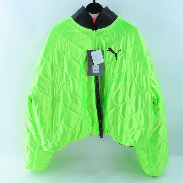 実際に弊社で買取させて頂いた【未使用】PUMA×A$AP ROCKY/プーマ×エイサップ ロッキー リバーシブル PLEATHER JACKET/プレザー ジャケット 632480-01/Mの画像 2枚目