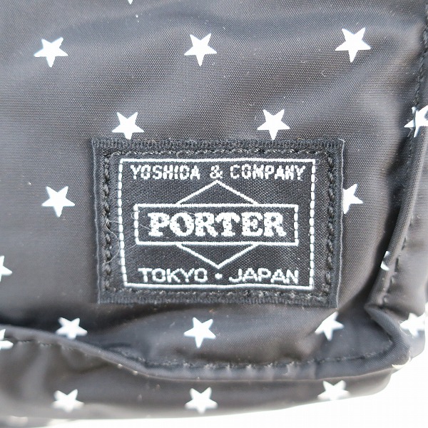 実際に弊社で買取させて頂いたHEAD PORTER/ヘッドポーター WAIST BAG ウエストバッグ 鞄 スター ブラックの画像 4枚目