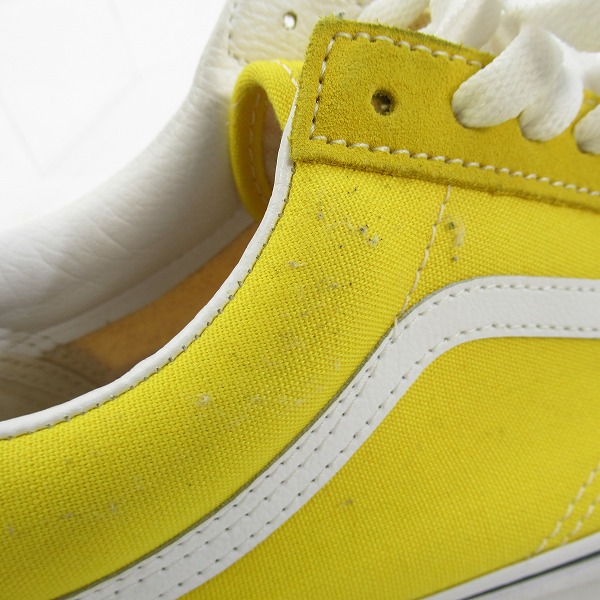 実際に弊社で買取させて頂いたVANS/バンズ ローカットスニーカー イエロー 27の画像 6枚目