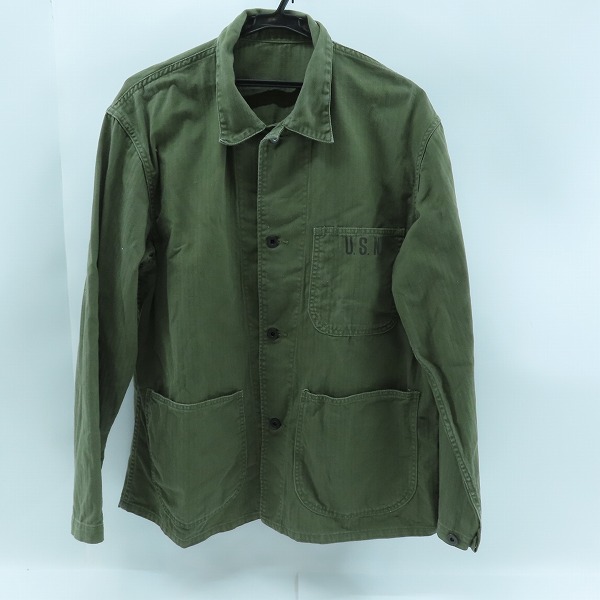 実際に弊社で買取させて頂いたTHE REAL McCOY's/リアルマッコイズ U.S.N. 長袖シャツ/42