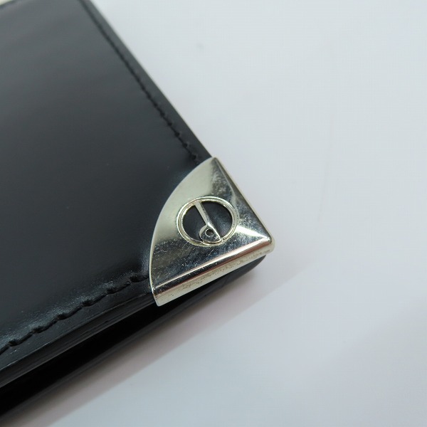 実際に弊社で買取させて頂いたdunhill/ダンヒル  レザー 2つ折り財布/ウォレット ブラック の画像 6枚目
