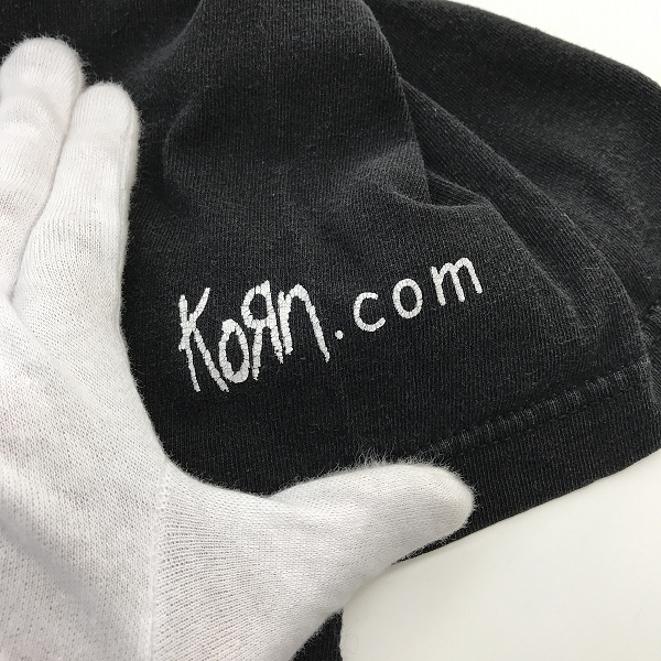 実際に弊社で買取させて頂いたgiant/ジャイアント社製 00s KORN コーン バンドTシャツ/XLの画像 3枚目