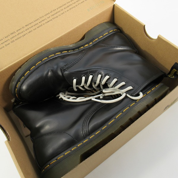 実際に弊社で買取させて頂いたDr.Martens/ドクターマーチン 1460 8EYE BOOT SMOOTH/8ホール ブーツ 11822006/UK7の画像 8枚目