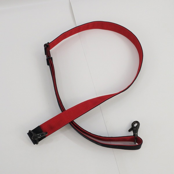 実際に弊社で買取させて頂いたPORTER/ポーター 2way ミニ ショルダー/トートバッグ ブラック×レッドの画像 8枚目