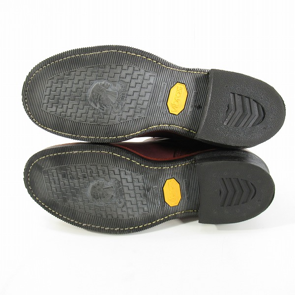 実際に弊社で買取させて頂いたCHIPPEWA/チペワ コードバン 7インチ ショート エンジニアブーツ 91067/9.5Eの画像 2枚目