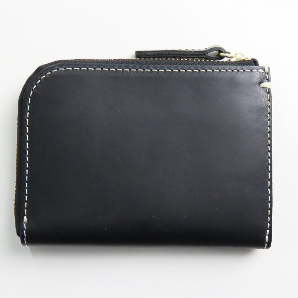 実際に弊社で買取させて頂いた土屋鞄製造所/ツチヤカバン L字ファスナー レザー ウォレット/財布/コインケース/小銭入れ ブラックの画像 1枚目