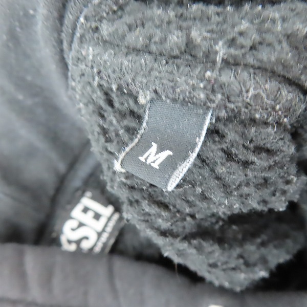 実際に弊社で買取させて頂いたDIESEL/ディーゼル スウェットパーカー/ブラック/S-UMMERIB-B1/Mの画像 3枚目