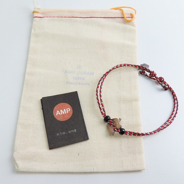 実際に弊社で買取させて頂いた(1)AMP JAPAN/アンプジャパン ホースシュー ブレスレット レッド/ネイビーの画像 8枚目