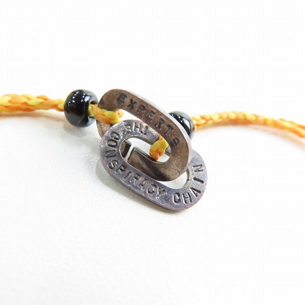 実際に弊社で買取させて頂いたAMP JAPAN/アンプジャパン チェーンモチーフ ブレスレット イエローの画像 3枚目