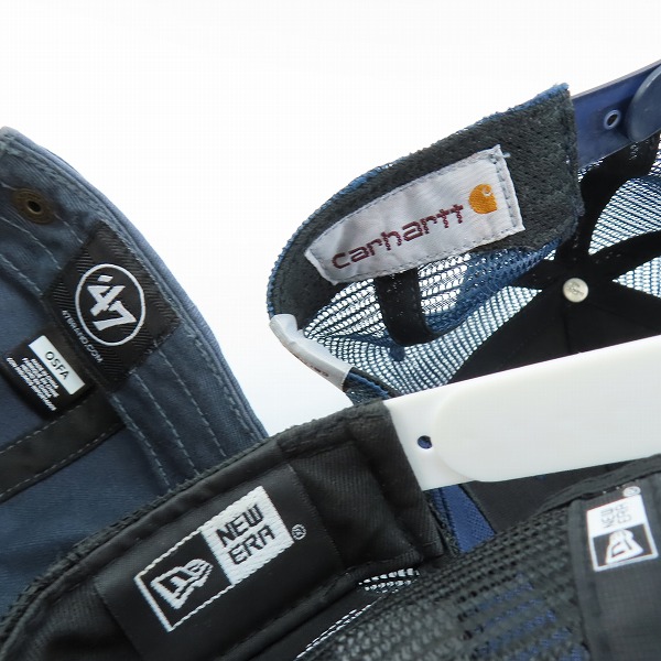 実際に弊社で買取させて頂いたNEW ERA/ニューエラ 47 Brand ニューヨーク・ヤンキース/メタルプレート/カーハート キャップ/帽子 3点セットの画像 5枚目