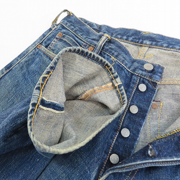 実際に弊社で買取させて頂いたEVISU/エヴィス Lot2001 デニムパンツ/36×35の画像 2枚目