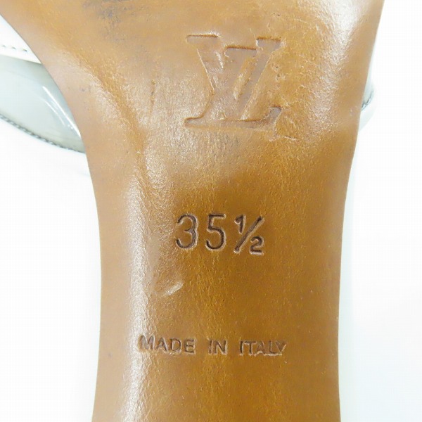 実際に弊社で買取させて頂いたLOUIS VUITTON/ルイヴィトン リボン ヒールサンダル 35.5の画像 5枚目