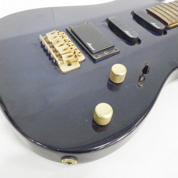 実際に弊社で買取させて頂いた★【弦無し】Aria Pro II/アリアプロ2 MAGNA series RMA450-BLS ストラトシェイプ SSH エレキギター コイルタップ搭載の画像 7枚目