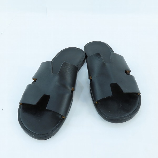 実際に弊社で買取させて頂いたHERMES/エルメス Izmir/イズミール レザー サンダル 41141ZH/40