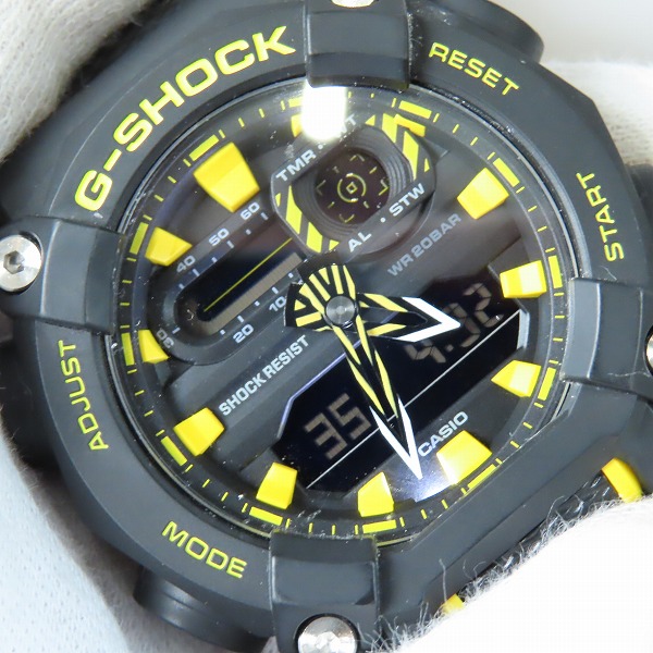実際に弊社で買取させて頂いたG-SHOCK/Gショック デジアナ コンビネーション モデル 腕時計 GA-900A-1A9JFの画像 4枚目