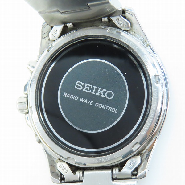 実際に弊社で買取させて頂いたSEIKO/セイコー RADIO WAVE CONTROL 電波ソーラー 腕時計 7B22-0AZ0の画像 4枚目