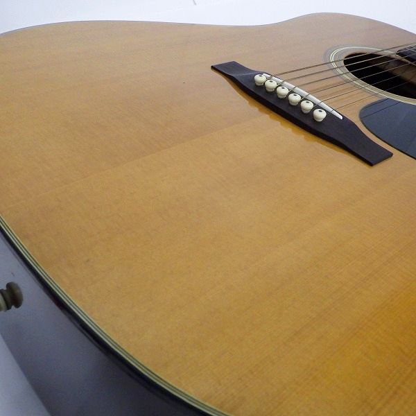 実際に弊社で買取させて頂いた★【難有り】Aria/アリア W150 アコースティックギター/アコギ  ソフトケース付の画像 6枚目