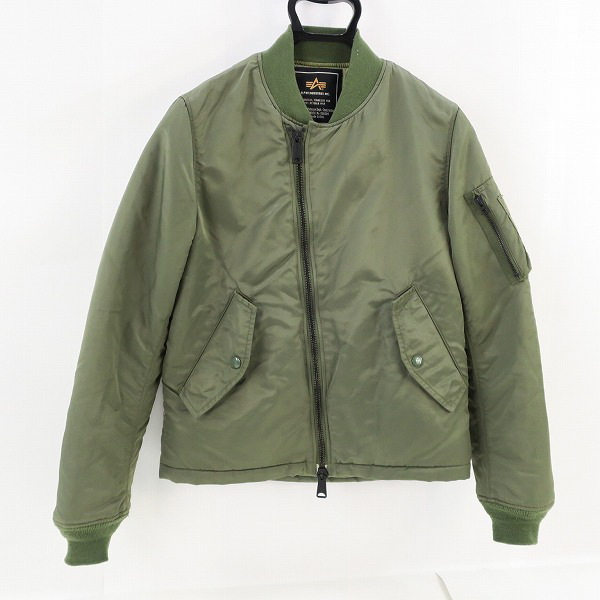 実際に弊社で買取させて頂いたALPHA INDUSTRIES/アルファインダストリーズ MA-1 フライトジャケット 72549900 /S