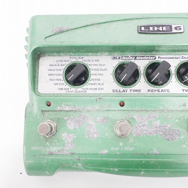 実際に弊社で買取させて頂いた【使用感有り】Line6/ライン6 DL4 Delay Modeler ディレイエフェクトモデラー＆ペダル エフェクター アダプター付の画像 1枚目
