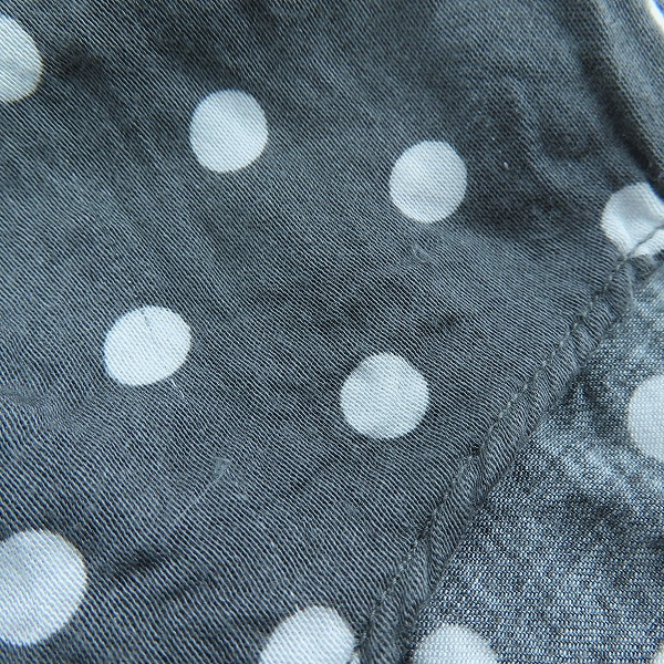 実際に弊社で買取させて頂いたBLACK COMME des GARCONS/ブラックコムデギャルソン ドット切替 ショートスリーブシャツ 1E-B013/AD2019 XLの画像 5枚目