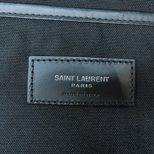 実際に弊社で買取させて頂いたSAINT LAURENT/サンローラン シティ バックパック エコニル/スムースレザー/ナイロン "アズール/オレンジ" 534967FAAFP4383の画像 7枚目