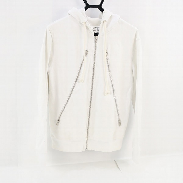 実際に弊社で買取させて頂いたMartin Margiela 14/マルタンマルジェラ ハの字 ジップアップ スウェット パーカー S50HG0006/44