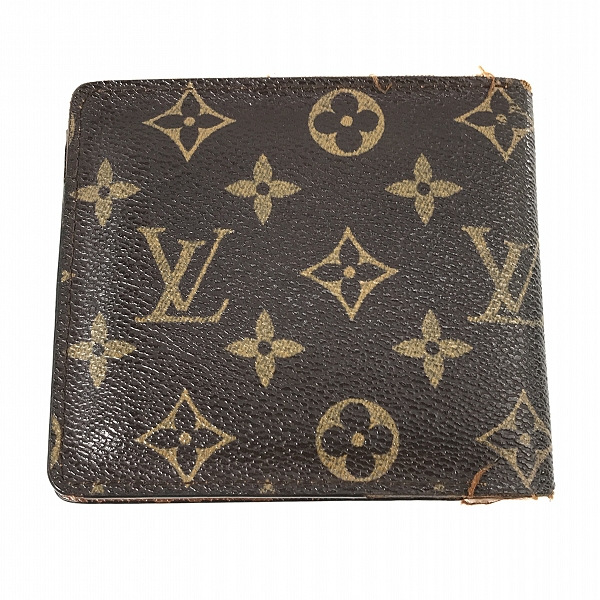 実際に弊社で買取させて頂いたLOUIS VUITTON/ルイヴィトン モノグラム 二つ折り財布/札入れ T7592の画像 1枚目