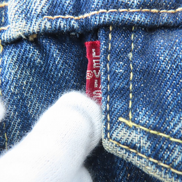 実際に弊社で買取させて頂いたLEVI'S/リーバイス ヴィンテージ ビッグE/ボタン裏刻印D デニムジャケット/Gジャンの画像 3枚目