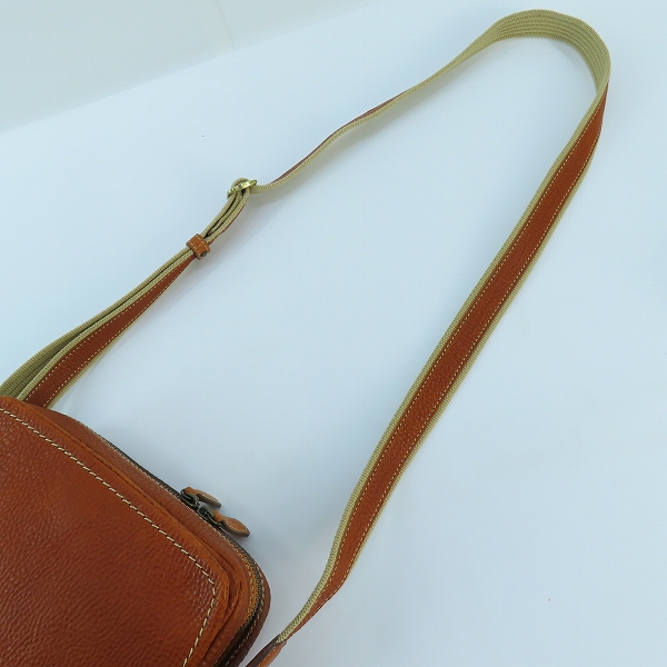 実際に弊社で買取させて頂いた土屋鞄製造所/ツチヤカバン Tone OILNUME/トーンオイルヌメ ジップトップショルダーバッグの画像 3枚目