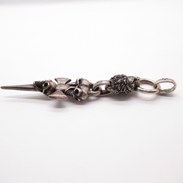 実際に弊社で買取させて頂いた【ギャラ付き/マリア】Gabor/ガボール トリプルスカルダガー w/ライオンヘッド ペンダントの画像 3枚目