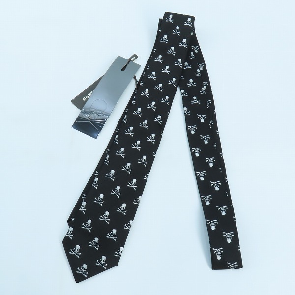 実際に弊社で買取させて頂いたRoen/ロエン スカル総柄 ネクタイ