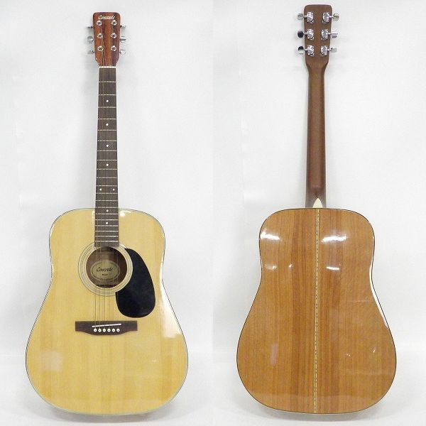 実際に弊社で買取させて頂いた★Concorde/コンコルド Model 31A アコースティックギター/アコギ チップボードケース付の画像 1枚目