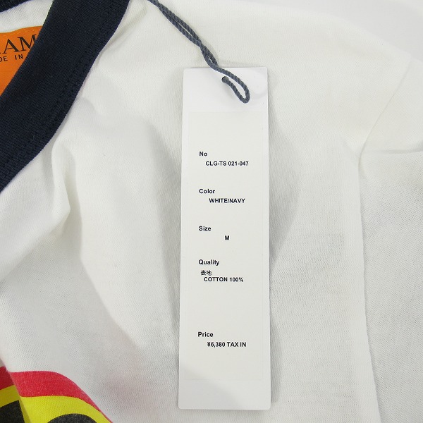 実際に弊社で買取させて頂いた【未使用】CHALLENGER × SAM'S/チャレンジャー×サムズ CAMS コラボ プリントTシャツ ホワイト/ネイビー NORMALの画像 3枚目