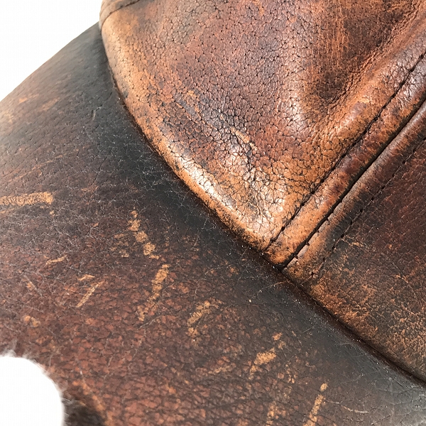 実際に弊社で買取させて頂いたCA4LA/カシラ レザー  6パネル キャップの画像 9枚目