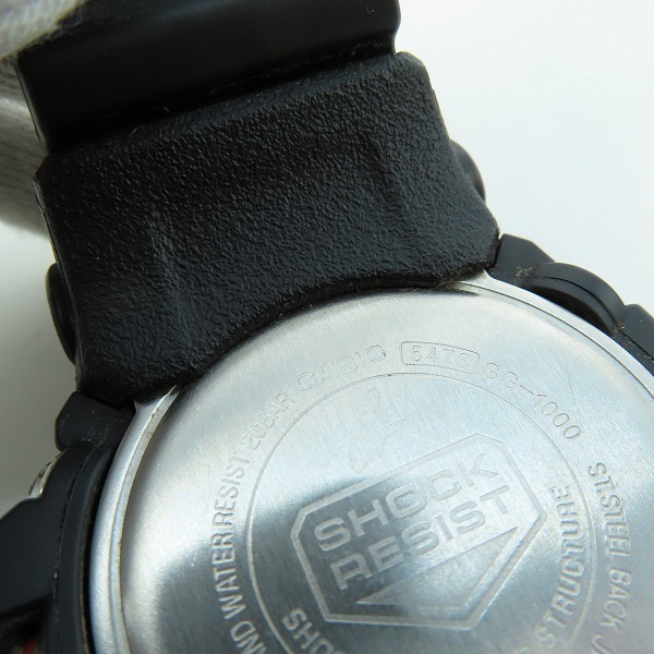 実際に弊社で買取させて頂いたG-SHOCK/Gショック MUDMASTER/マッドマスター デジタル/アナログ コンビ ウォッチ/腕時計 GG-1000-1AJF【動作未確認】の画像 5枚目