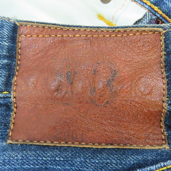 実際に弊社で買取させて頂いたEVISU/エヴィス カモメプリント デニムパンツ 33×35の画像 2枚目