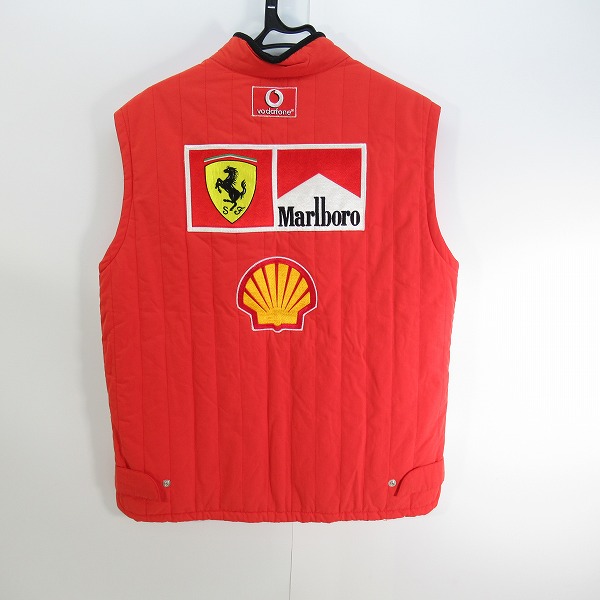 実際に弊社で買取させて頂いたFILA/フィラー FERARRI/フェラーリー Marlboro/Shell Formula1/F1 Racing ベスト /Mの画像 1枚目