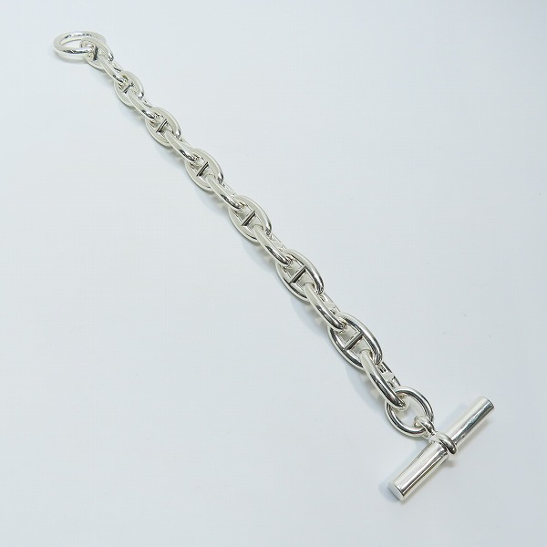 実際に弊社で買取させて頂いた【現行刻印】HERMES/エルメス シェーヌダンクルGM 14LINK の画像 9枚目