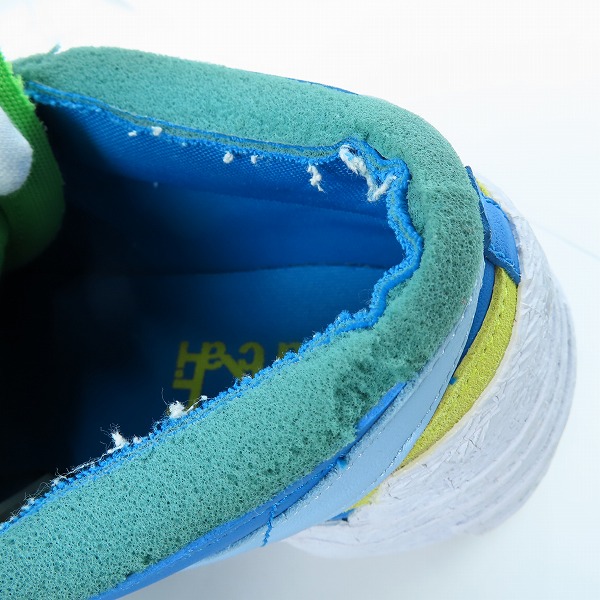 実際に弊社で買取させて頂いたNIKE×KAWS×sacai/ナイキ×カウズ×サカイ BLAZER LOW ブレザー ロー DM7901-400/30の画像 6枚目