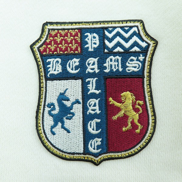 実際に弊社で買取させて頂いた【未使用】BEAMS PLUS/ビームスプラス 別注 PALACE/GRAPHIC CREW/スウェット 38-13-0218-156/Sの画像 5枚目
