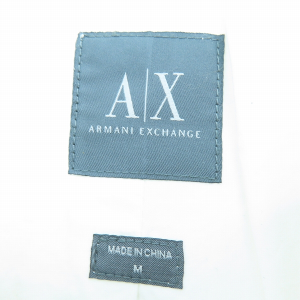 実際に弊社で買取させて頂いたARMANI EXCHANGE/アルマーニエクスチェンジ コットンダブルライダース/M の画像 2枚目