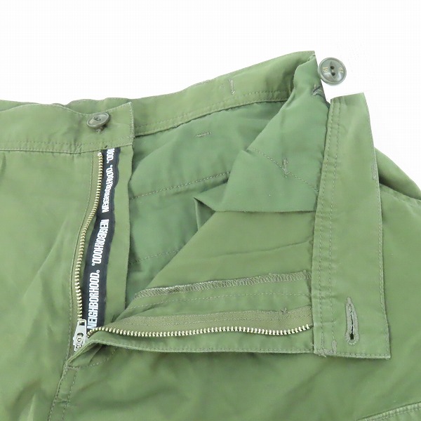 実際に弊社で買取させて頂いたNEIGHBORHOOD/ネイバーフッド 24SS WIDE CARGO PANTS/ワイドカーゴパンツ 241YTNH-PTM03/Mの画像 5枚目