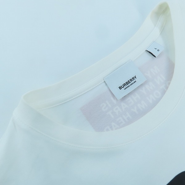 実際に弊社で買取させて頂いたBURBERRY/バーバリー ホースフェリープリント Tシャツ 8017103/Lの画像 5枚目