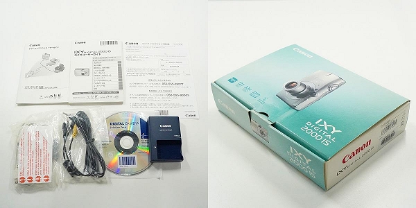 実際に弊社で買取させて頂いたCanon/キャノン PC1248 IXY DIGITAL 2000 IS コンパクトデジタルカメラ 簡易動作確認済みの画像 9枚目