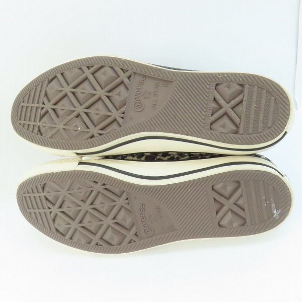 実際に弊社で買取させて頂いたCONVERSE/コンバース  ALL STAR LEOPARDFUR HI/オールスター レオパードファー ハイカット スニーカー1SD081/26.5の画像 2枚目