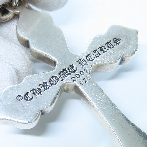 実際に弊社で買取させて頂いたCHROME HEARTS/クロムハーツ LRG SPADE CROSS ラージスペードクロス ペンダントトップ ネックレストップの画像 5枚目
